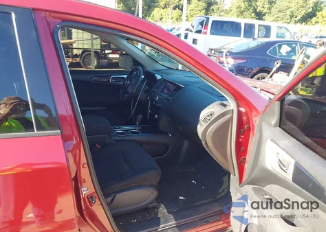 2016 Nissan Pathfinder S z USA, uszkodzony, nr VIN 5N1AR2MM7GC605785